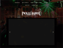 Tablet Screenshot of picklebarrelnightclub.com